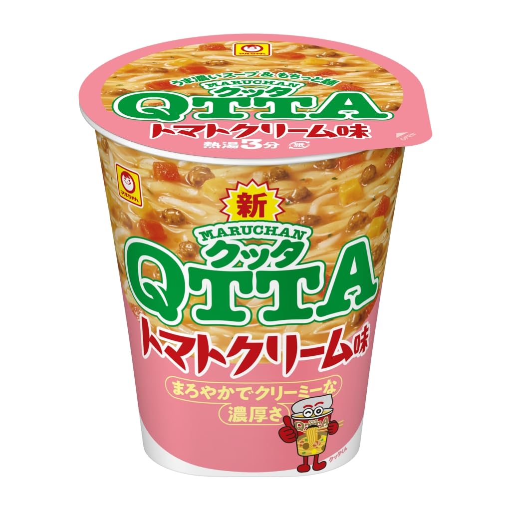 ＭＡＲＵＨＡＮ ＱＴＴＡ トマトクリーム味 (79g x 12個 /カップ麺) カップラーメン インスタントラーメン ラーメン 箱買い 東洋水産 クッタ