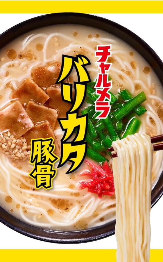 明星 チャルメラカップバリカタ豚骨 66g ×12個