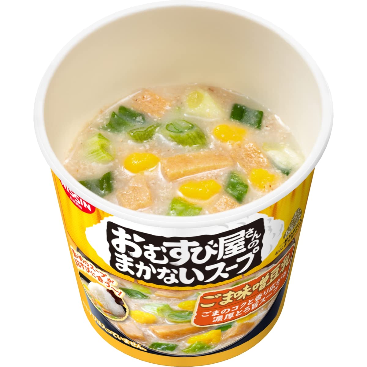 日清食品 おむすび屋さんのまかないスープ ごま味噌豆乳 インスタントスープ 13g×6個