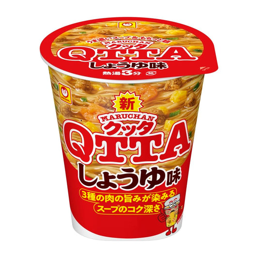 ＭＡＲＵＨＡＮ ＱＴＴＡ しょうゆ味 (74g x 12個 /カップ麺) カップラーメン インスタントラーメン ラーメン 箱買い 東洋水産 クッタ