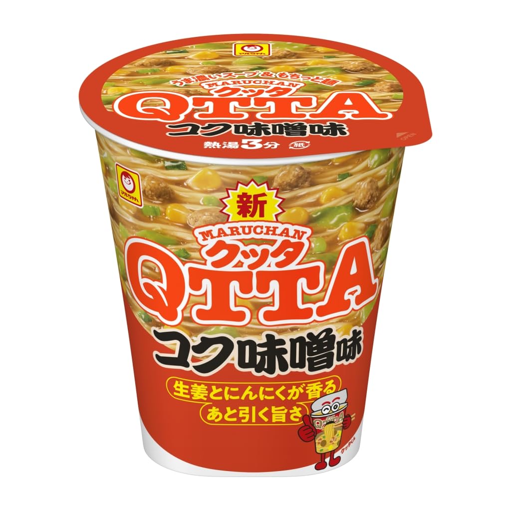ＭＡＲＵＨＡＮ ＱＴＴＡ コク味噌味 (82g x 12個 /カップ麺) カップラーメン インスタントラーメン ラーメン 箱買い 東洋水産 クッタ