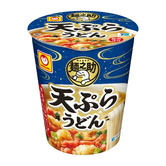 マルちゃん 麺之助 縦型 天ぷらうどん 60g×12個 (カップうどん/カップ麺) 即席 うどん (西日本風 風味豊かなすっきりつゆ) 天ぷら入り 東洋水産
