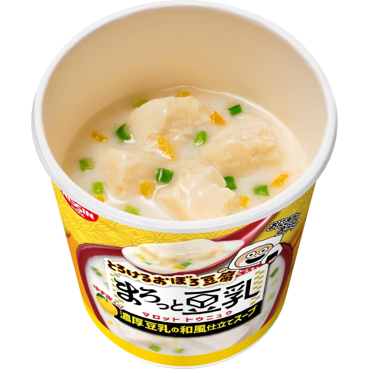 日清食品 とろけるおぼろ豆腐 まろっと豆乳スープ [濃厚豆乳の和風仕立てスープ ゆず皮入り] インスタントスープ 17g ×6個