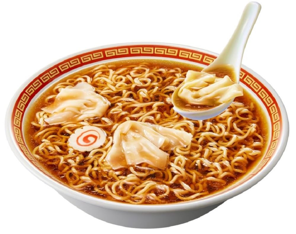 マルちゃん 麺之助 ワンタン麺 中華そば 91g×12個 (カップラーメン/カップ麺) 即席 中華蕎麦 (鶏の旨味/コクのある醤油味スープ) インスタントラーメン ワンタン 東洋水産