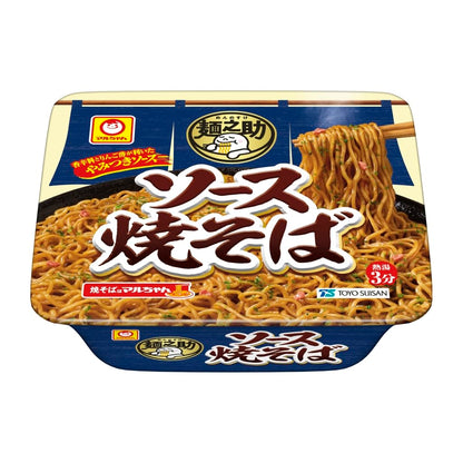 マルちゃん 麺之助 ソース焼そば 113g×12個 (カップ焼きそば/カップ麺) 即席 インスタント麺 (やみつきソース/焼きそば) 東洋水産