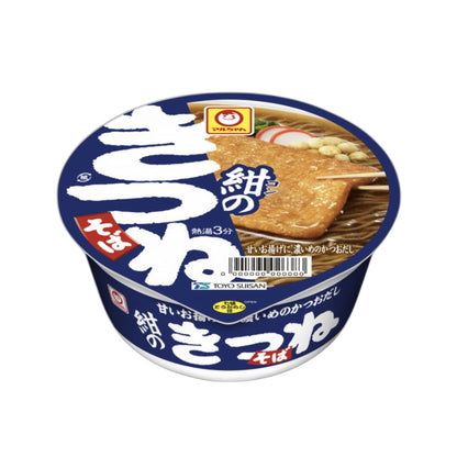 赤いきつね マルちゃん 和風麺カラフル6種セット (計12個 / 6種) 赤いきつねうどん、緑のたぬき 天そば、白い力もちうどん、紺のきつねそば、黒い豚カレーうどん、おそば屋さんの鴨だしそば 食べ比べ 箱買い カップラーメン ココナッツ クラッカー付き