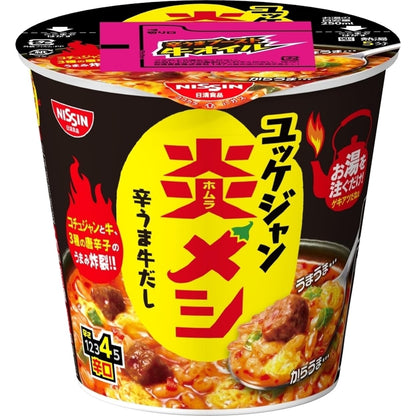 日清炎メシ ユッケジャン [辛うま牛だし] 日清食品 インスタント ごはん ご飯 106g×6個