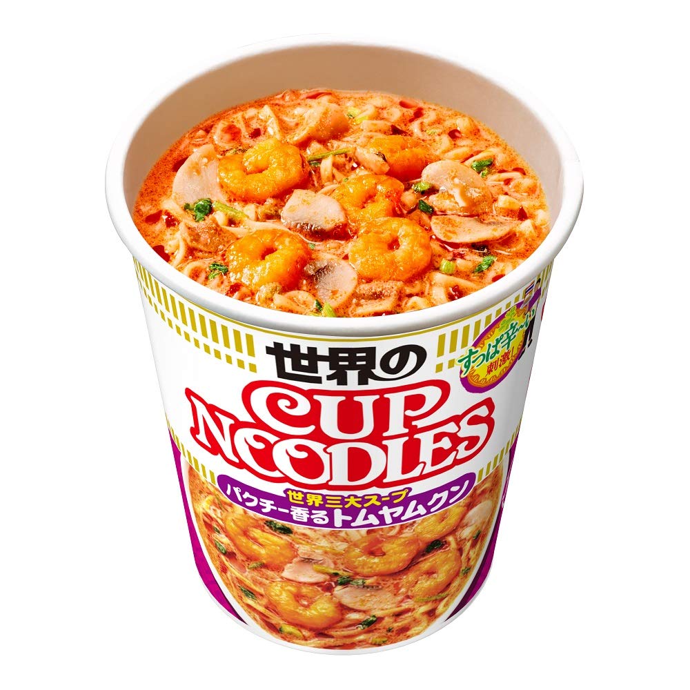 カップヌードル パクチー香るトムヤムクンヌードル [世界三大スープ] 日清食品 カップ麺 75g×12個