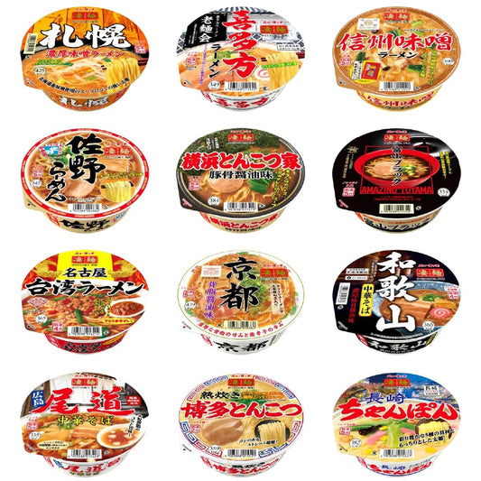 ニュータッチ ヤマダイ 凄麺 ご当地ラーメン食べ比べセット (全国編) 12個