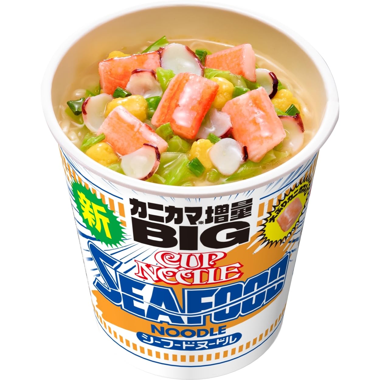 カップヌードル シーフードヌードル ビッグ 105g×12個 [日清食品 カップ麺 カップラーメン インスタント 大盛り BIG]