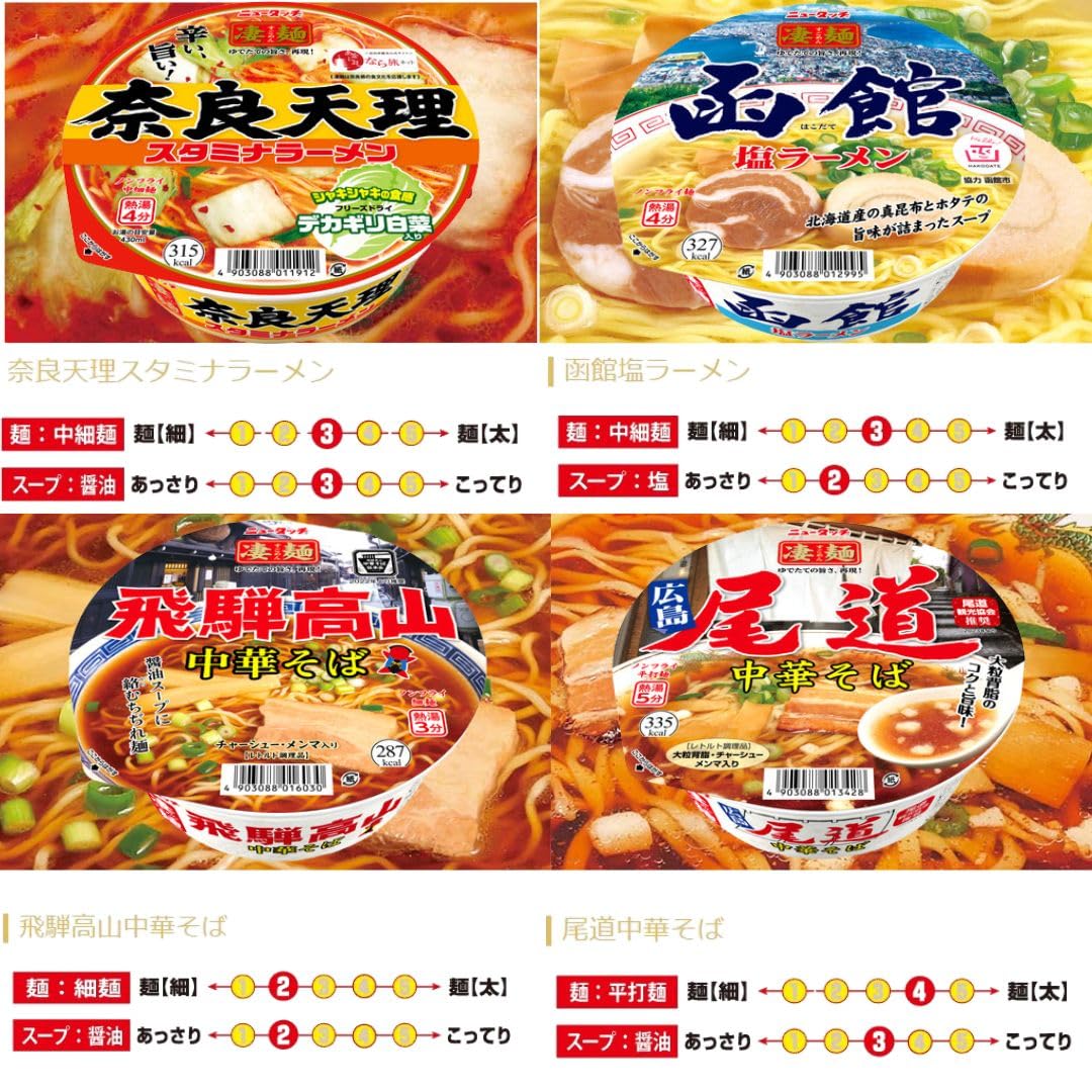 カップ麺 詰め合わせ 箱買い ヤマダイ 凄麺 カップラーメン 30種セット ご当地ラーメン