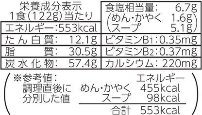 マルちゃん ごつ盛り 豚骨醤油ラーメン 122g×12個