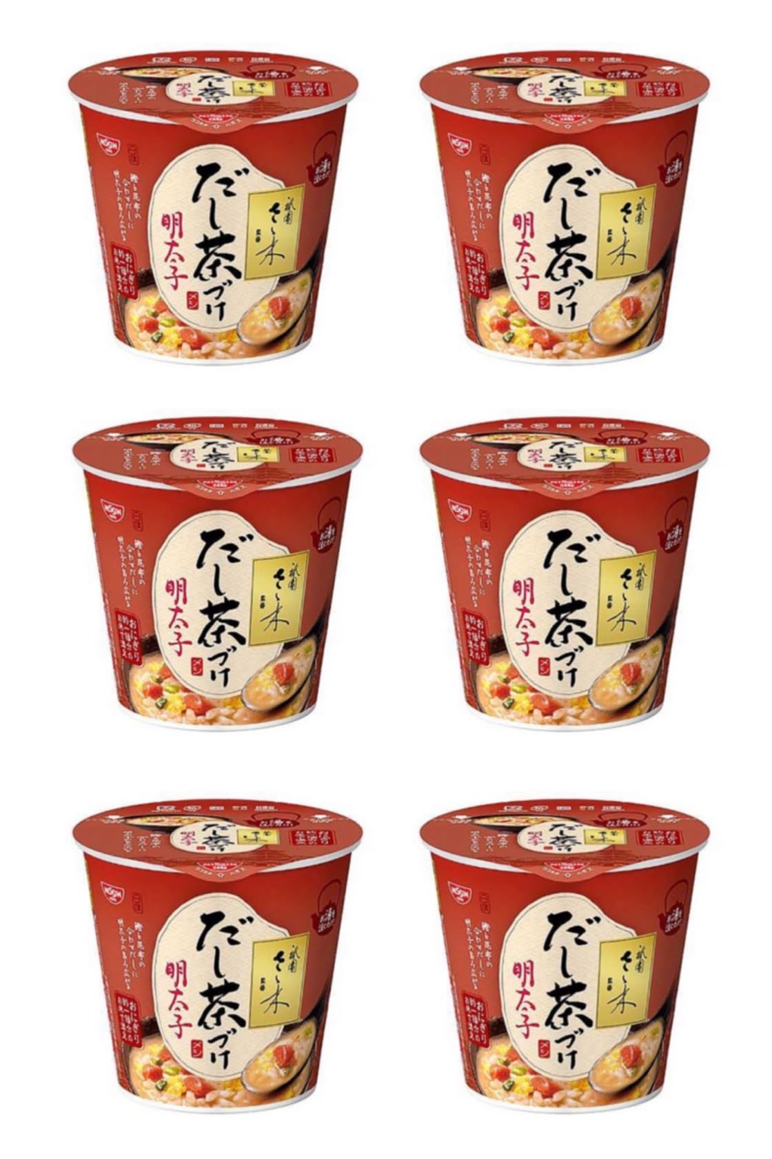 【まとめ買い】祇園さゝ木監修 日清だし茶づけ 明太子 6個