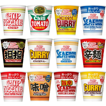 日清食品 カップヌードル 12種12食 詰め合わせ 仕送り 食べ比べ