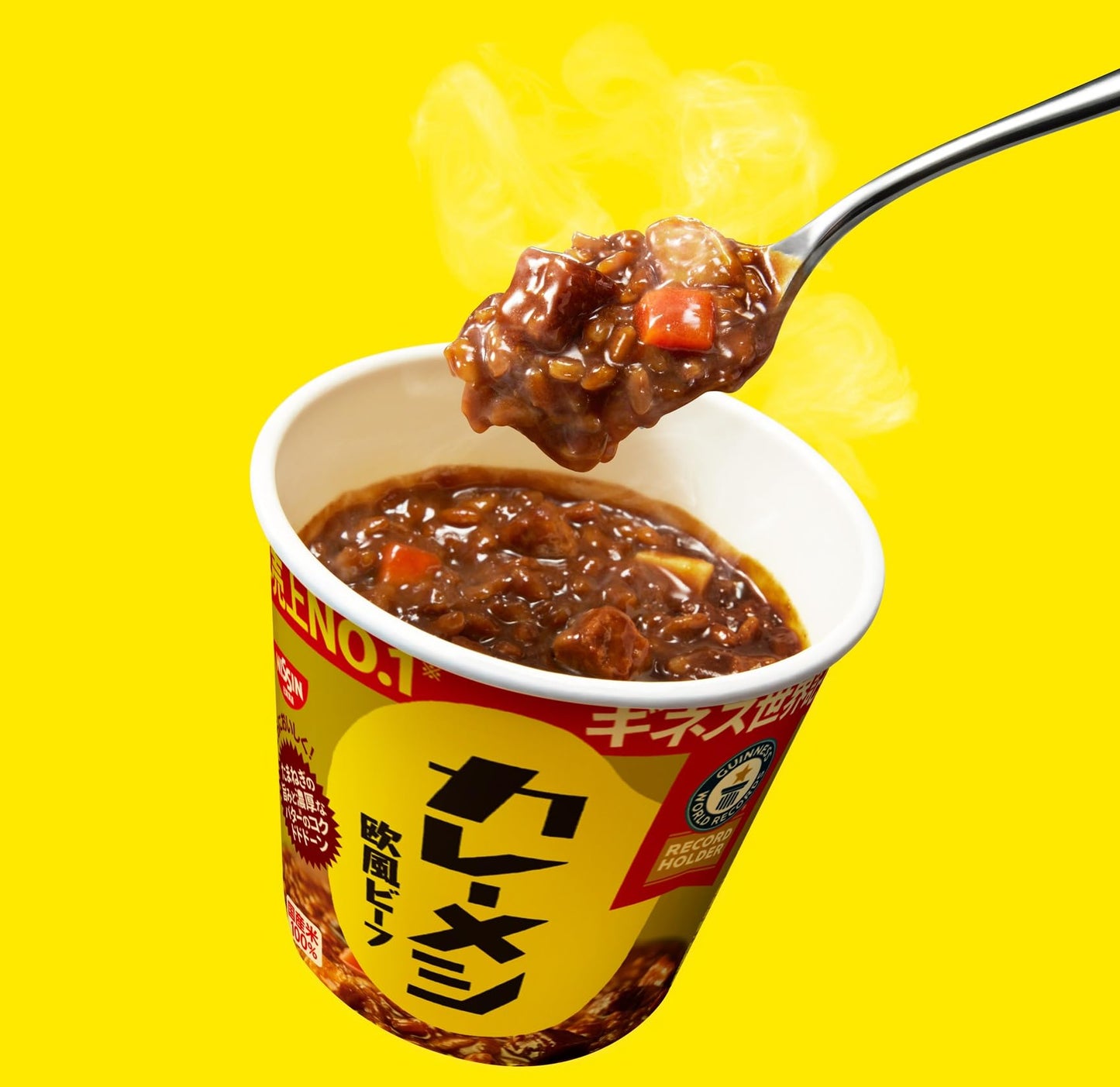 カレーメシ 欧風ビーフ [リニューアル・スパイス感アップ] 107g×6個 日清食品 カップライス 国産米 インスタント