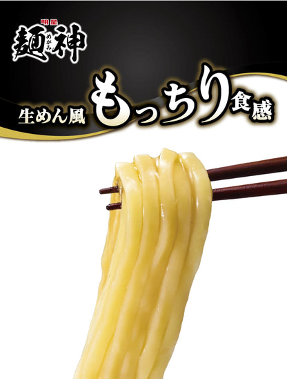 明星 麺神カップ 鴨だし白湯ラーメン[12個入、カップ麺、ノンフライ麵、もっちり食感、本格的な一杯、鴨の香り際立つ濃厚スープ、95g]