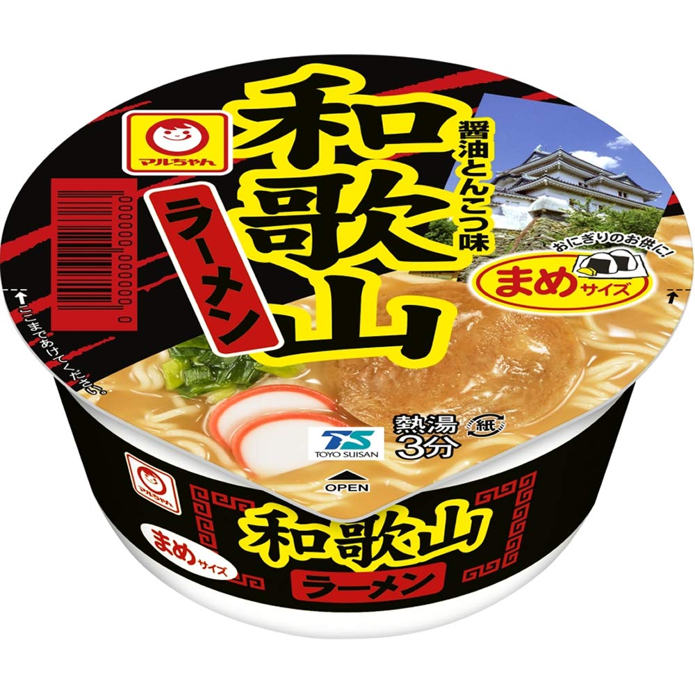 マルちゃん ミニ和歌山ラーメン ( 37g×12個 / ミニサイズ ) 醤油とんこつ味 ラーメン カップ麺 カップラーメン ( なめらかな細麺 ) 箱買い 防災 備蓄用 東洋水産