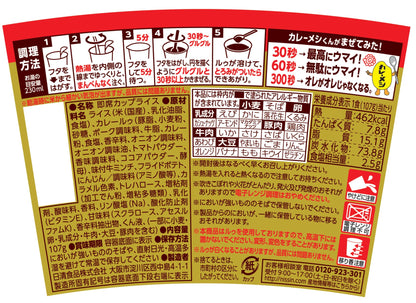 カレーメシ 欧風ビーフ [リニューアル・スパイス感アップ] 107g×6個 日清食品 カップライス 国産米 インスタント
