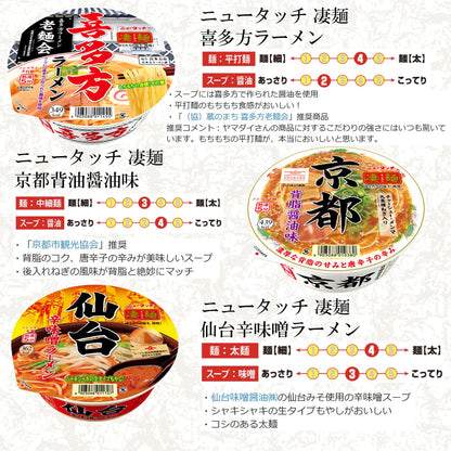 ニュータッチ ヤマダイ 凄麺 12種類 食べくらべセット アソート