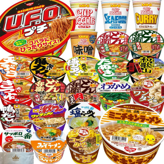 カップ麺 詰め合わせ 箱買い ミニ 24種セット カップラーメン カレー 日清 カップヌードル (24種)
