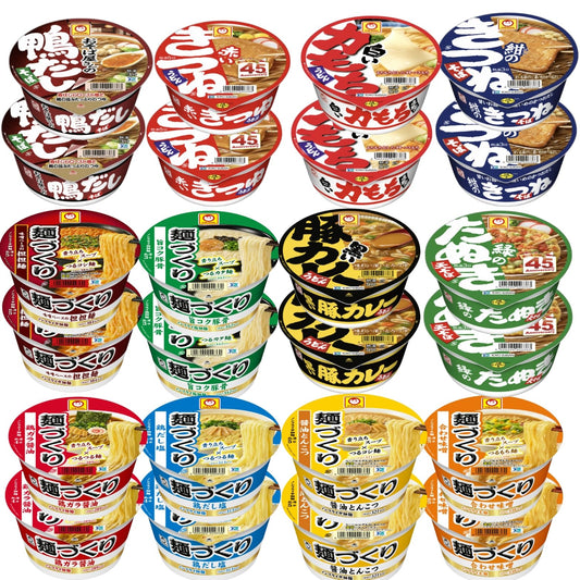 マルちゃん 詰め合わせ セット 12種24食ココナッツ クラッカー付き