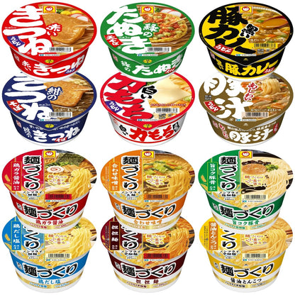 東洋水産 マルちゃん カップラーメン 詰め合わせ (ラーメン うどん そば 12種12食)