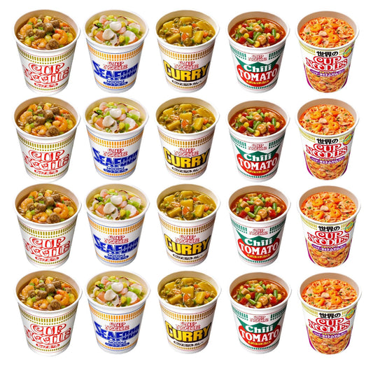 カップヌードル 5種20食 詰め合わせ カップヌードル シーフードヌードル カレーヌードル チリトマトヌードル トムヤムクンヌードル 食べ比べセット