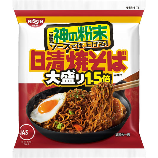 日清食品 日清焼そば 大盛り1.5倍 インスタント袋麺 151g×12個 インスタント袋麺 焼きそば